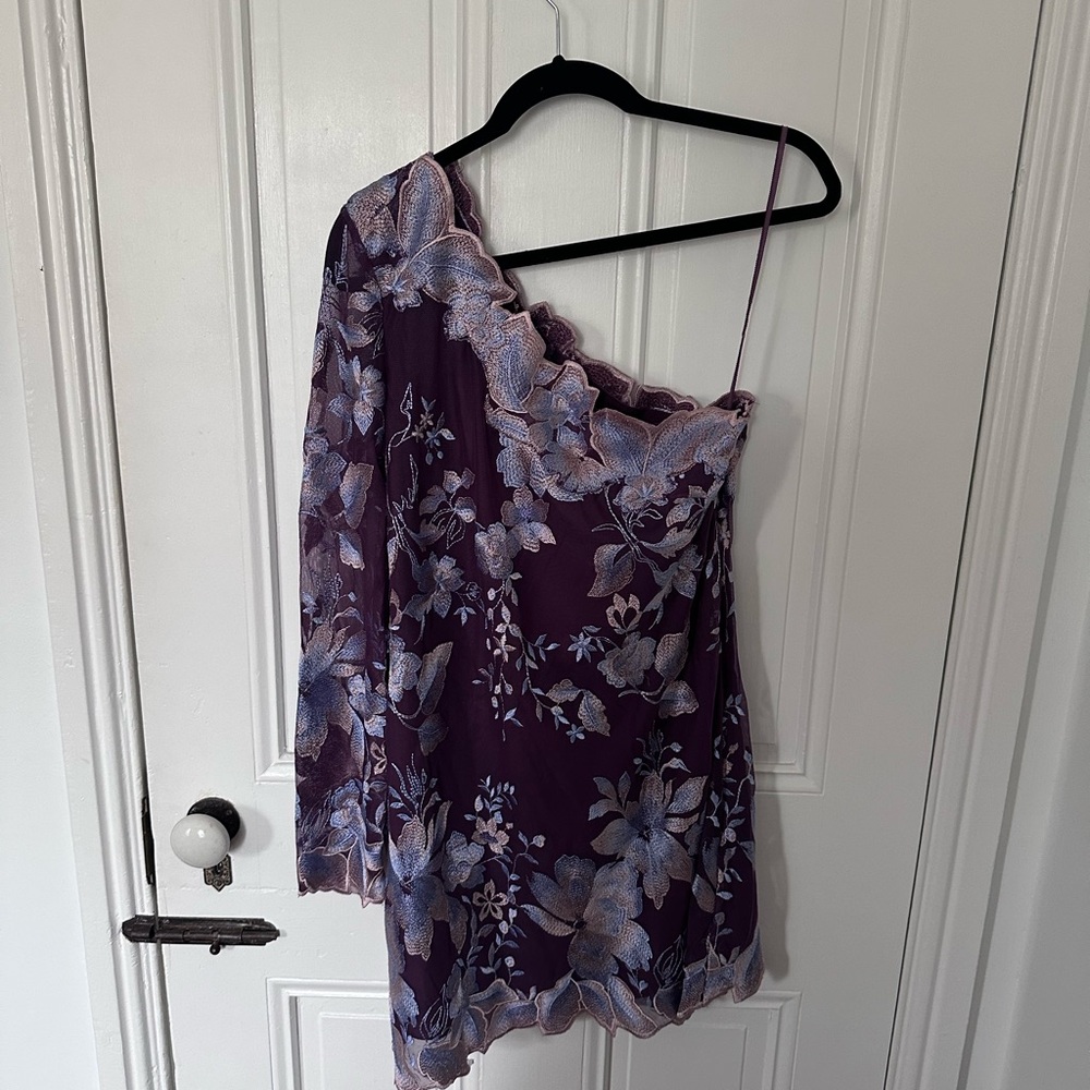 Free People Asymmetrical Floral Dress